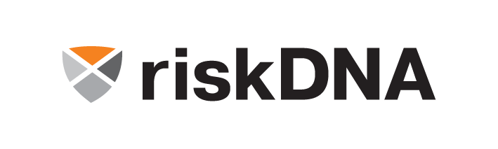 This image is a transparent version of the riskDNA product logo
