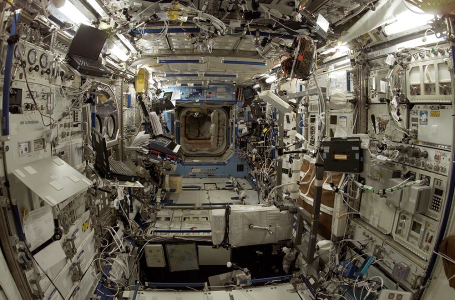 This image accompanies a blog about NASA's crowdsourcing project to improve RFID Item-Level Inventory Accuracy on the International Space Station